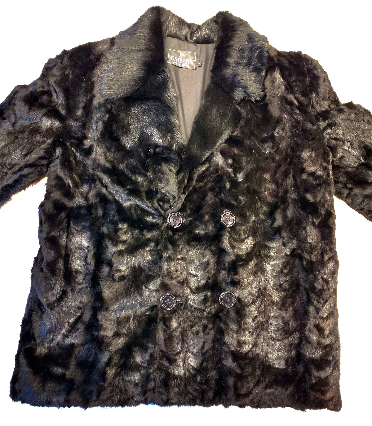 Kashani Men's Leopard Print Mink Fur Coat
