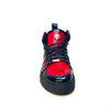 Mauri "8410" Red Black Alligator/Patent Leather High-Top Sneakers - Dudes Boutique
