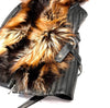 Mitchie's Natural Fox Fur Lamb Leather Vest - Dudes Boutique