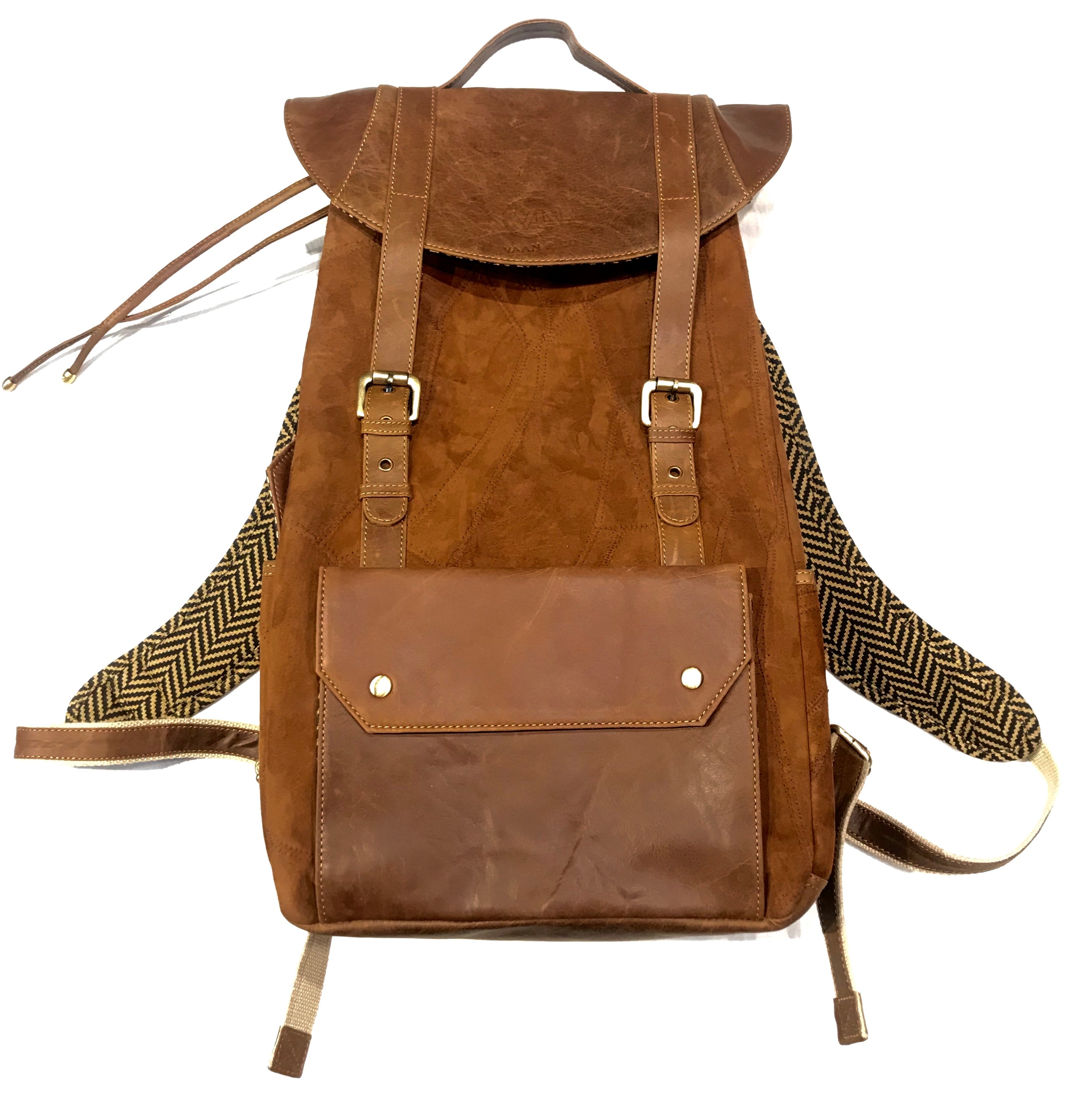 Vann & Co Brown Leather Duffle Backpack - Dudes Boutique