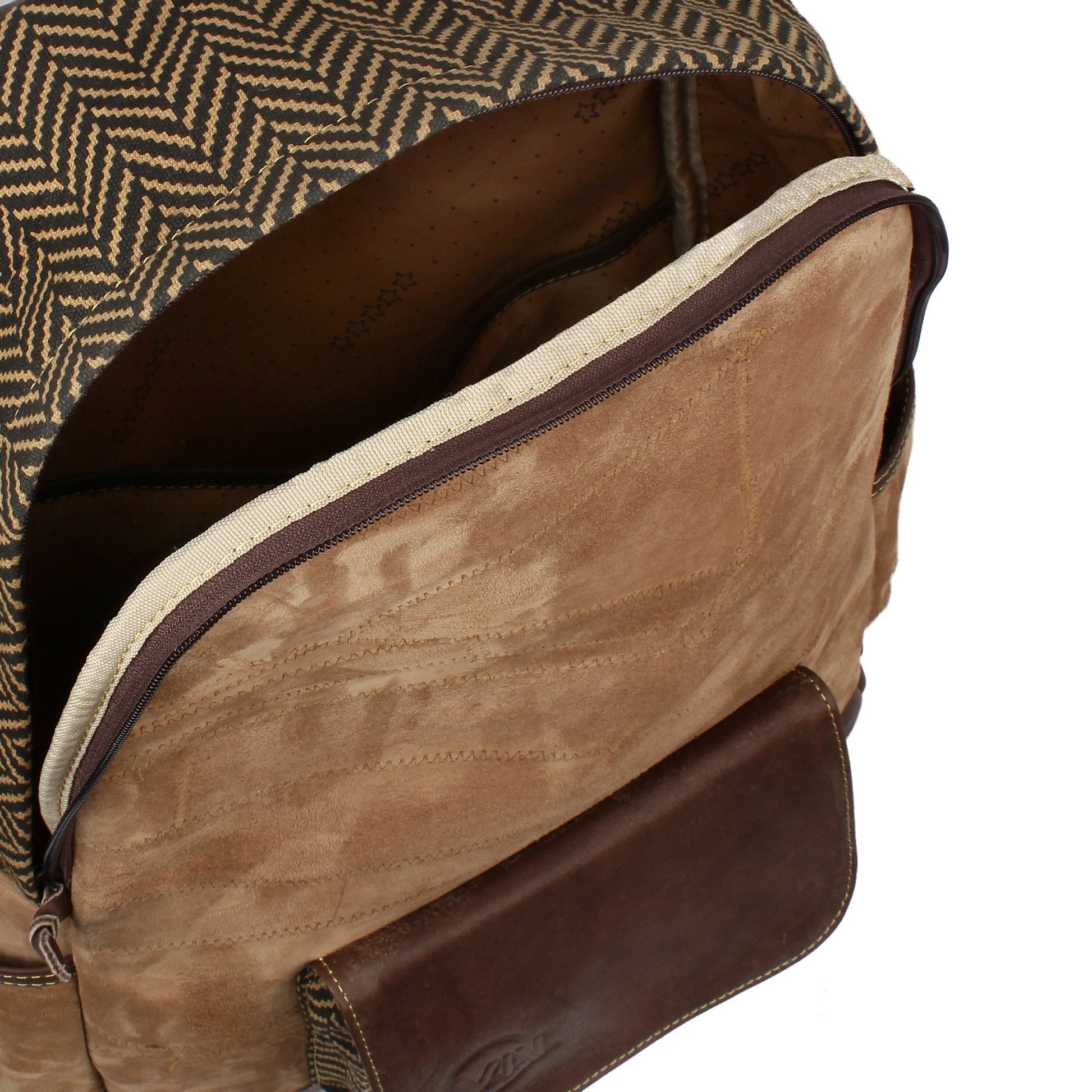 Vann & Co Upcycled Hand Patched Leather Supreme Backpack - Dudes Boutique
