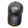 Barya NewYork All-Over Black Python Strap-Back Base Ball Hat - Dudes Boutique