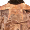 Kashani Brown Full Alligator Pony Sleeve Mink Collar Bomber Jacket - Dudes Boutique