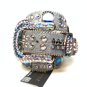 b.b. Simon Star Big Block Crystal Belt - Dudes Boutique