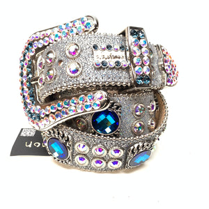 b.b. Simon Star Big Block Crystal Belt - Dudes Boutique