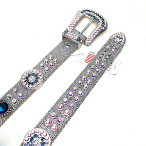 b.b. Simon Star Big Block Crystal Belt - Dudes Boutique