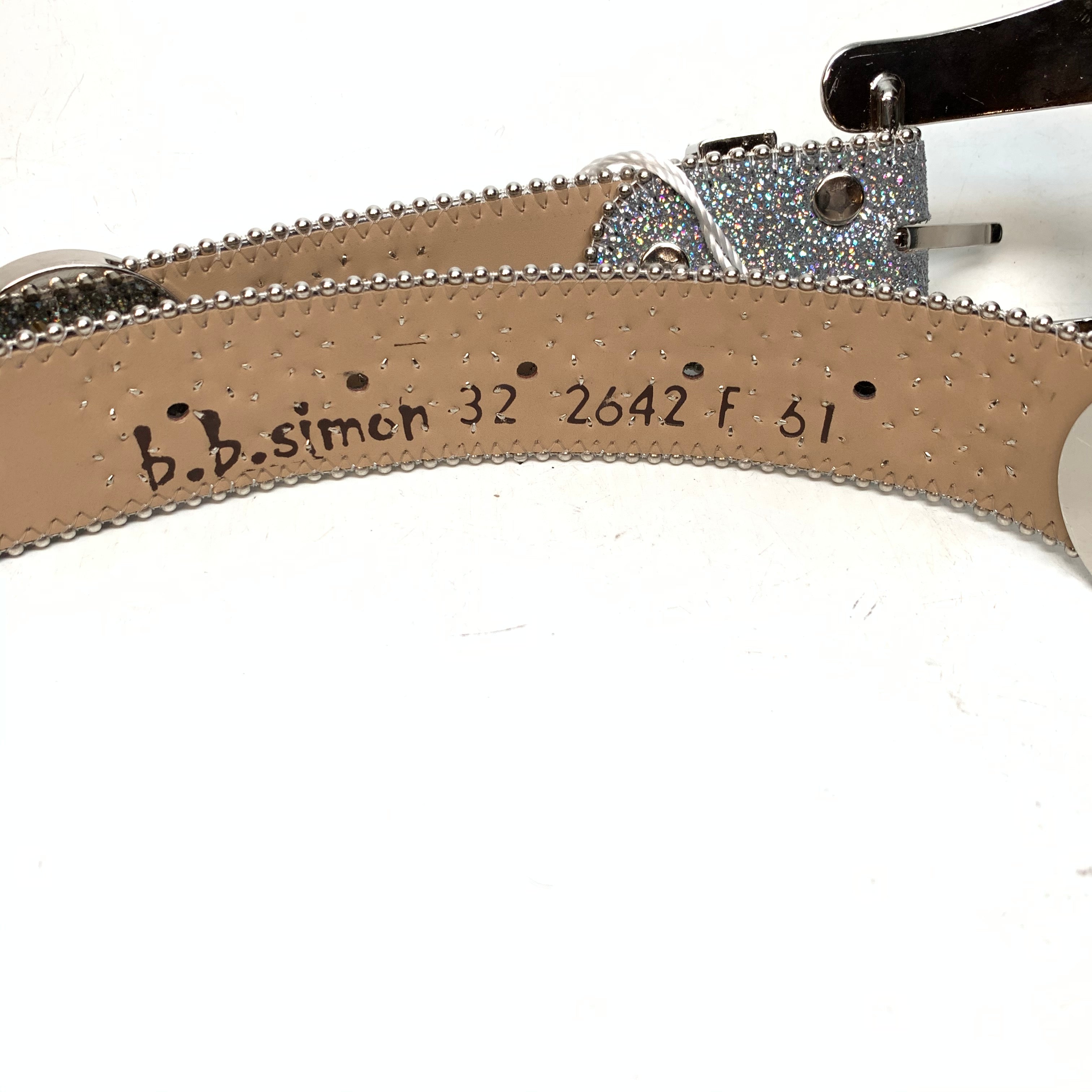 b.b. Simon Star Big Block Crystal Belt - Dudes Boutique