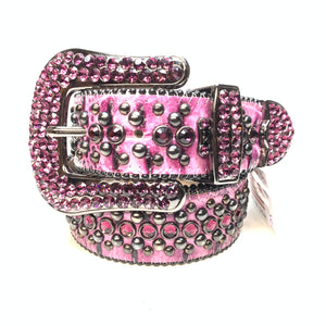 b.b. Simon Double Purple Crystal Belt - Dudes Boutique