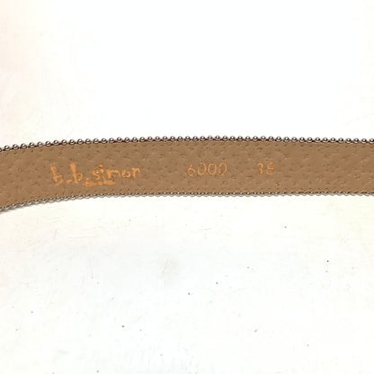 b.b. Simon Wine Red Crystal Belt - Dudes Boutique