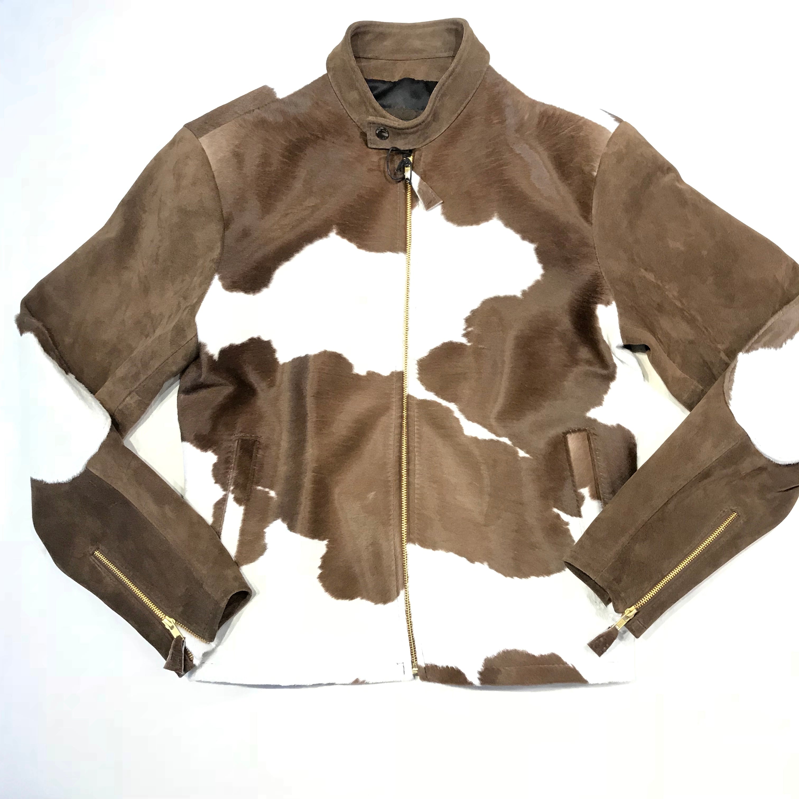 Kashani Pony Hair Suede Bomber Jacket - Dudes Boutique