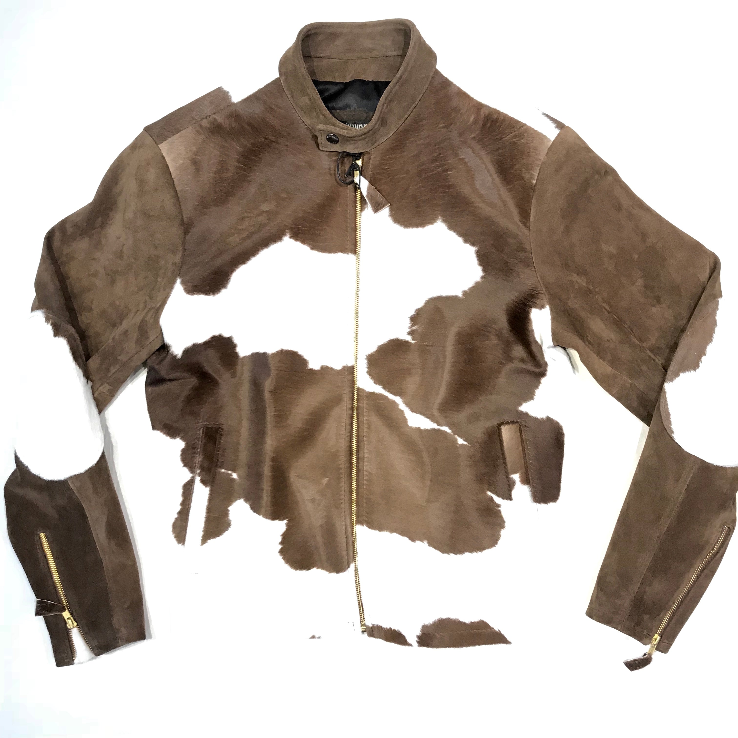 Kashani Pony Hair Suede Bomber Jacket - Dudes Boutique