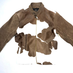 Kashani Pony Hair Suede Bomber Jacket - Dudes Boutique