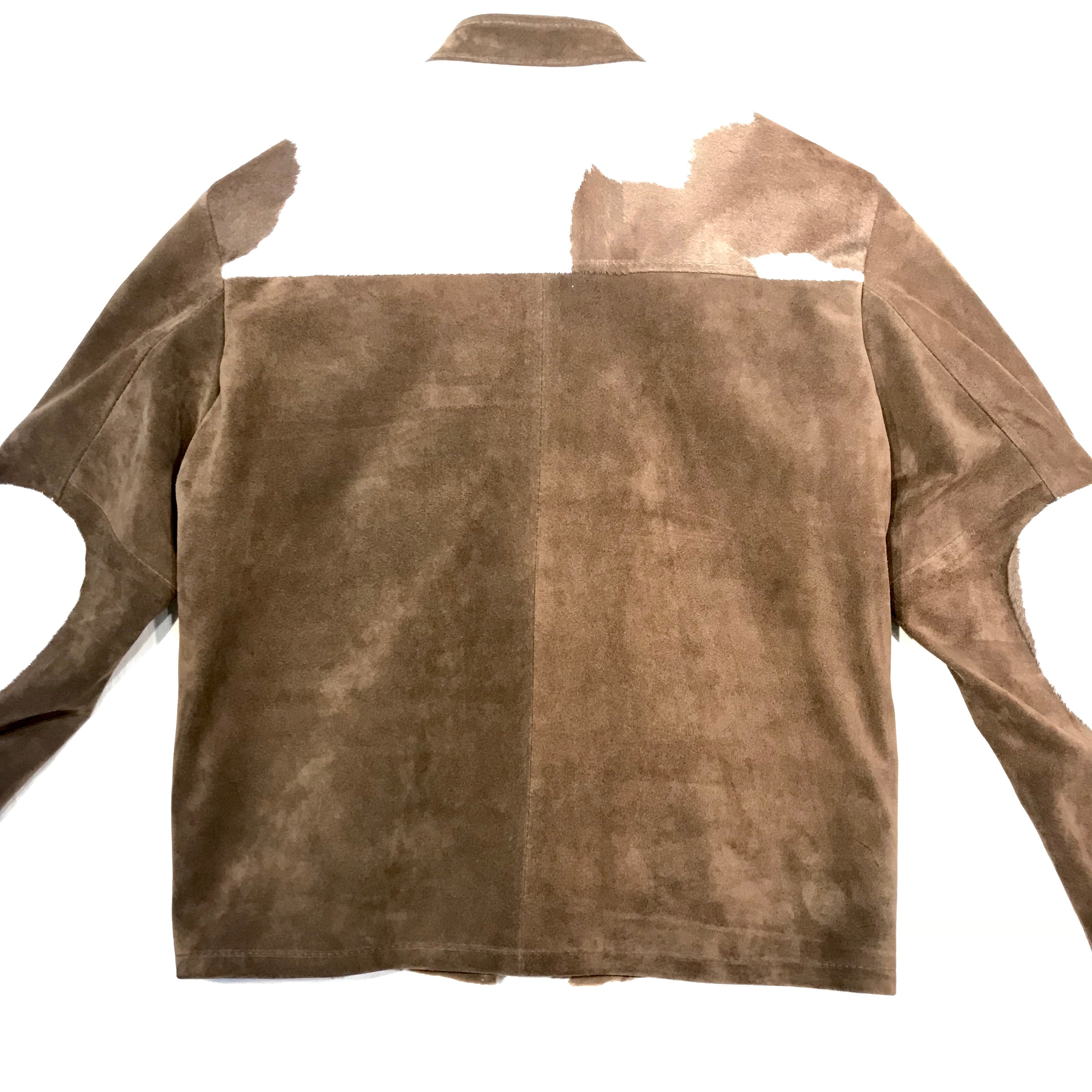 Kashani Pony Hair Suede Bomber Jacket - Dudes Boutique