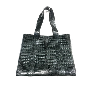 Kashani Forest Green All Over Alligator Purse Handbag - Dudes Boutique