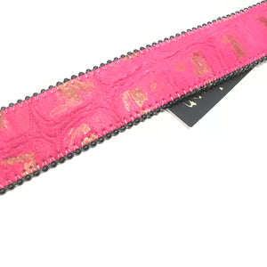 b.b. Simon 'Pink Suede' Swarovski Crystal Belt - Dudes Boutique