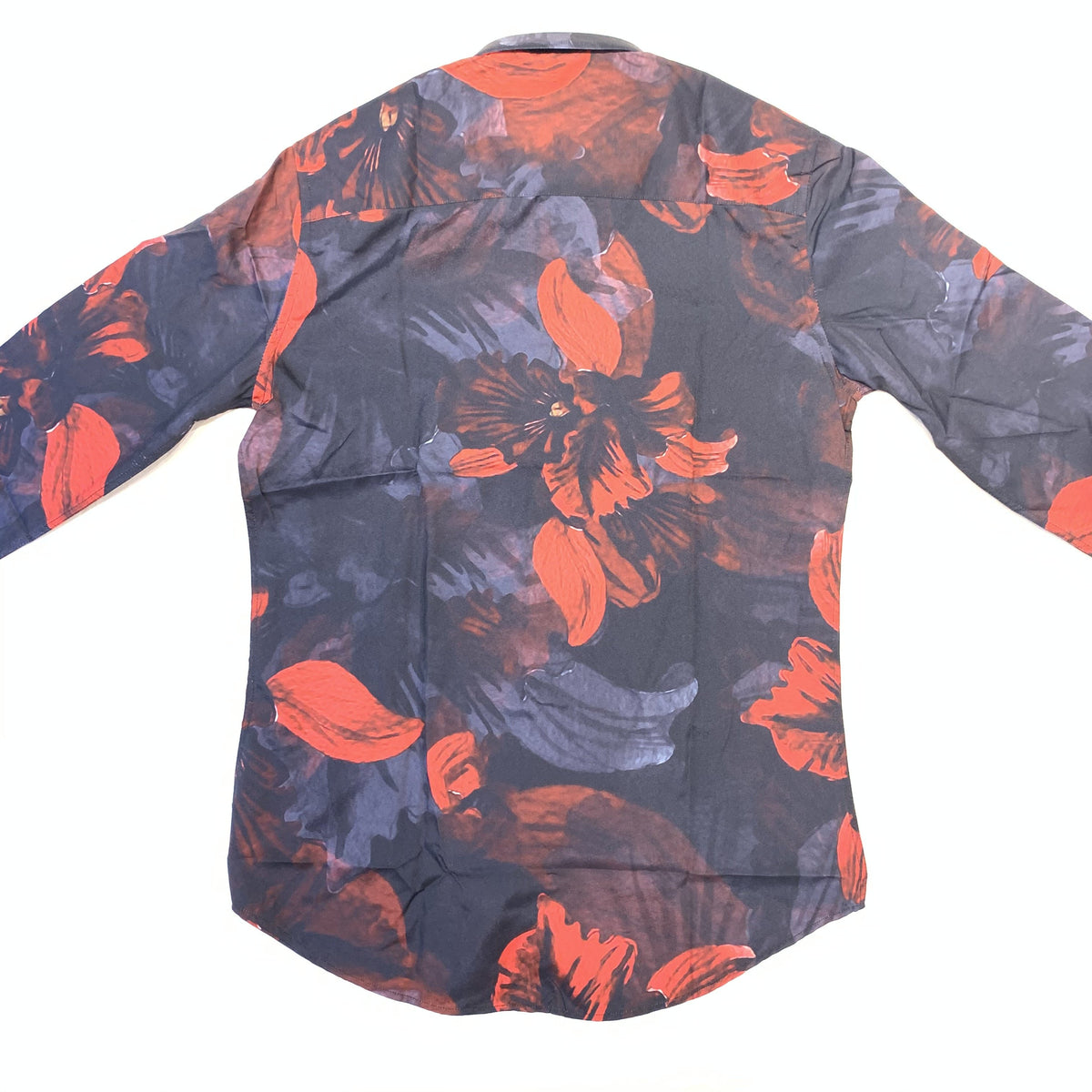 Platini Men's Satin Floral Button Up Shirt - Dudes Boutique