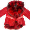 Vericci Red Fox Weaved Biker Jacket - Dudes Boutique