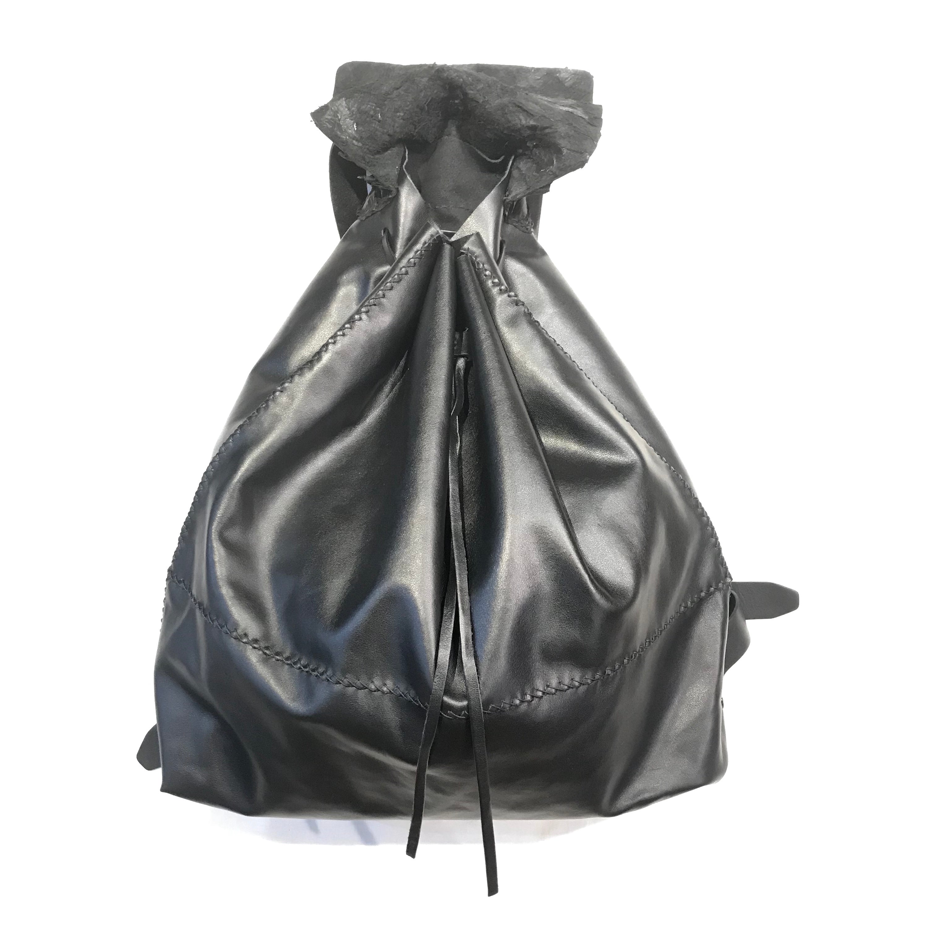 Kashani Pirarucu Fish Black Knapsack Bag - Dudes Boutique