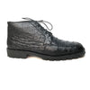 Los Altos Black Ostrich Quill Ankle Boots - Dudes Boutique