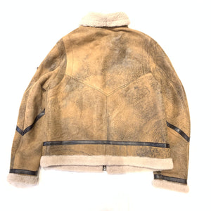 Barya NewYork Airforce Aviator Shearling Coat - Dudes Boutique