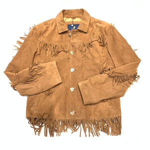 Barya NewYork Men's Suede Fringe Tassel Western Jacket - Dudes Boutique