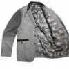 Barabas Charcoal Multi Pocket Quilted Blazer - Dudes Boutique