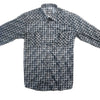 Barabas Laser Plaid Western Button Up Shirt - Dudes Boutique