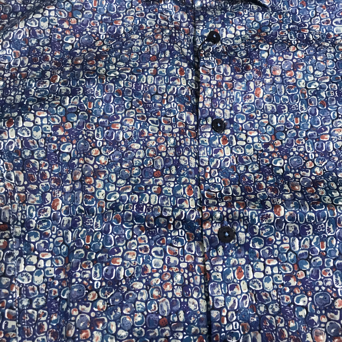 Barabas Blue Pebble Grain Button Up Shirt - Dudes Boutique