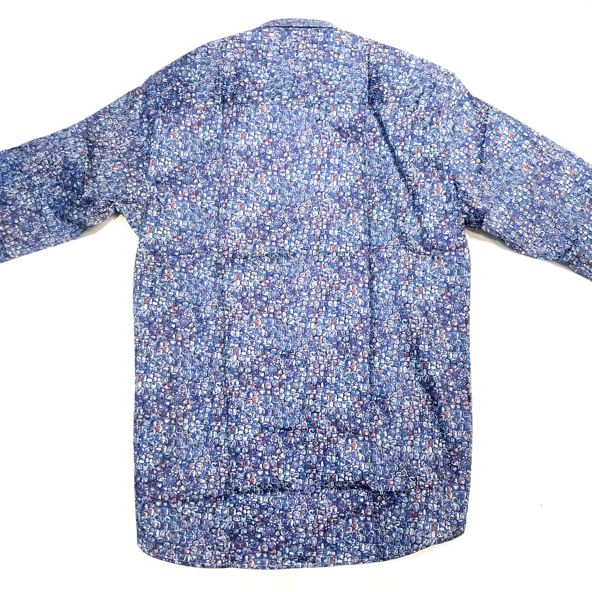 Barabas Blue Pebble Grain Button Up Shirt - Dudes Boutique