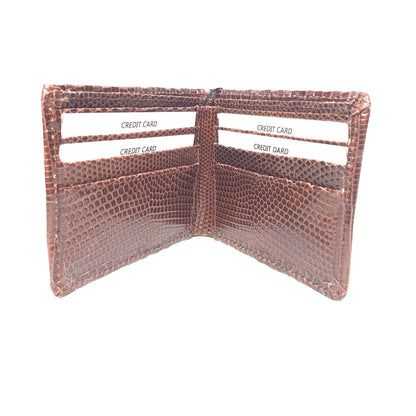 Kashani Lizard Bifold Wallet - Dudes Boutique