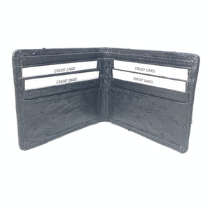 Kashani Ostrich Quill Bifold Wallet - Dudes Boutique