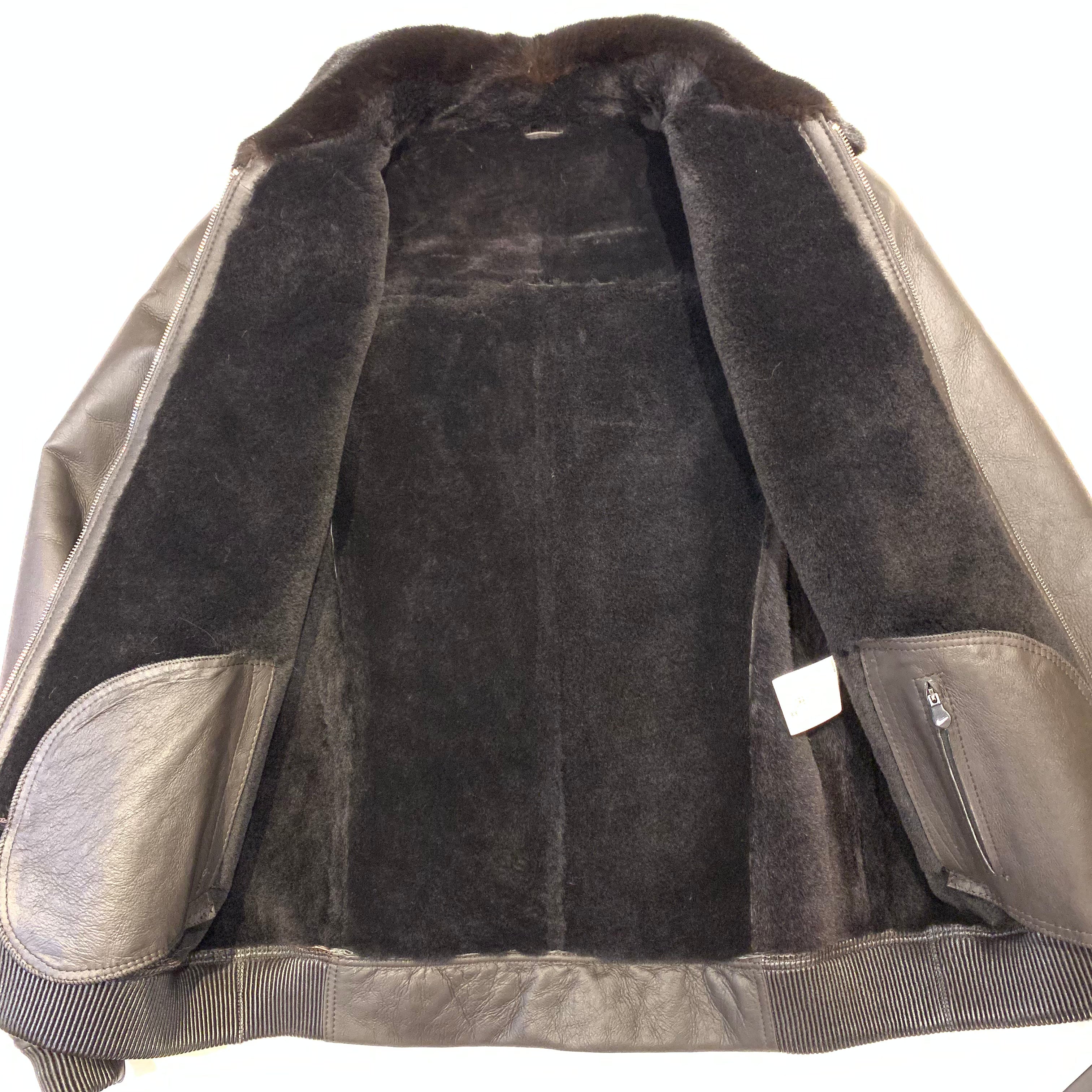 Kashani Brown Lambskin Bomber Jacket - Dudes Boutique