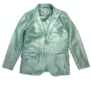 Jakewood Forest Green Lambskin Blazer - Dudes Boutique