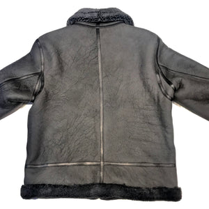 Barya NewYork Charcoal Washed Shearling Coat - Dudes Boutique