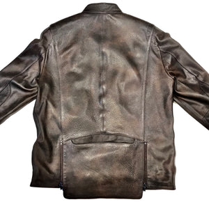 Barya NewYork Rustic Lambskin Asymmetric Jacket - Dudes Boutique