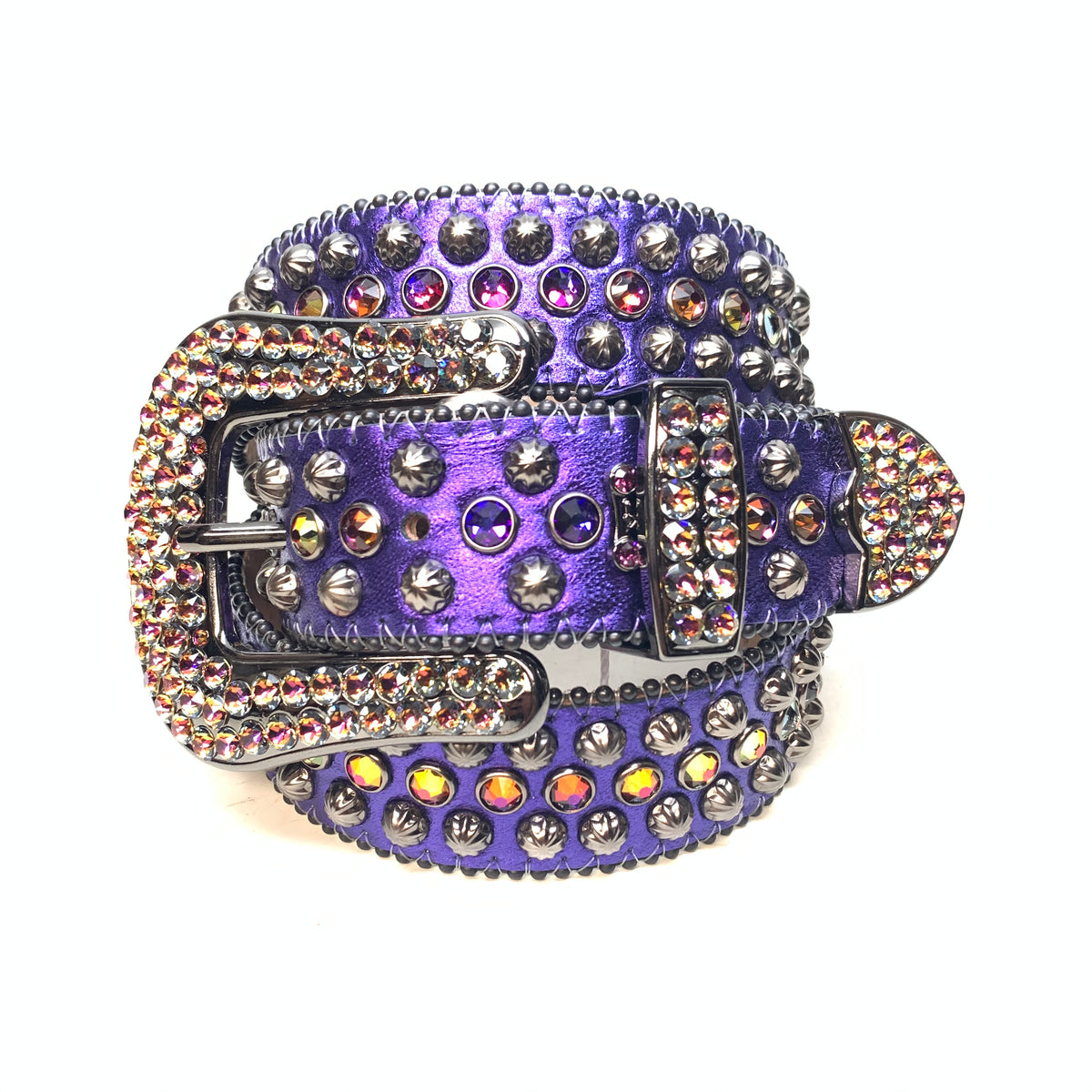 Offer $50?? Ruza jewel crystal leather purple belt 9075 Amazon.com: YOPADO Women and Men Ladies Rhinestone Belt  main image 3