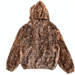 Kashani Men's Leopard Print Mink Fur Coat - Dudes Boutique