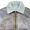 Kashani Powder Blue Blouson Shearling Jacket - Dudes Boutique