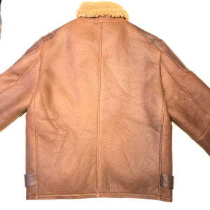 Kashani Chocolate Quad Zip Biker Shearling Jacket - Dudes Boutique