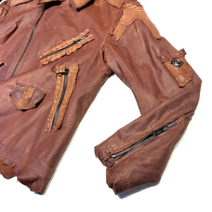 Kashani Raw Alligator Custom Biker Jacket - Dudes Boutique