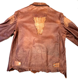 Kashani Raw Alligator Custom Biker Jacket - Dudes Boutique