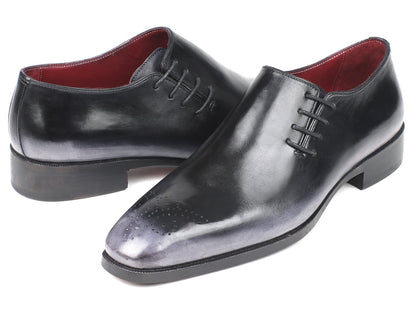 Paul Parkman Side Lace Oxfords Gray Burnished - Dudes Boutique