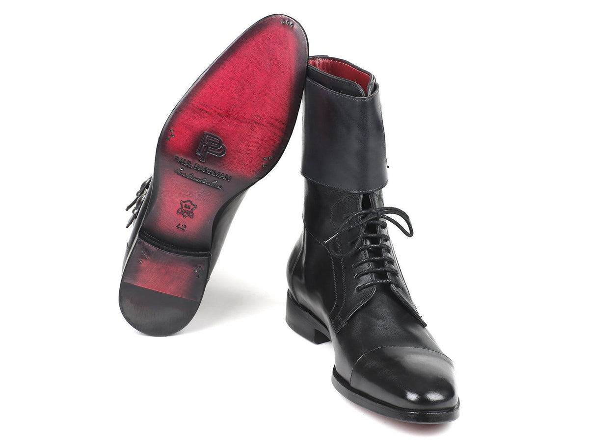 Paul Parkman Men's High Boots Black Calfskin - Dudes Boutique