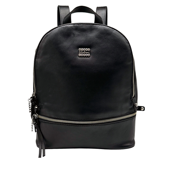 b.b. Simon Medium Backpack - Classic Black - Dudes Boutique