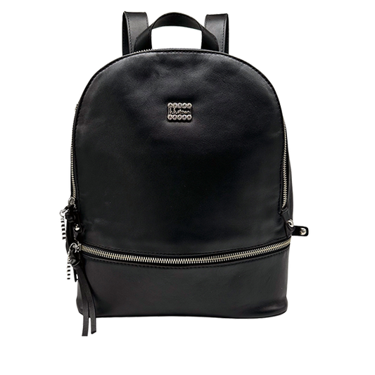 b.b. Simon Medium Backpack - Classic Black - Dudes Boutique