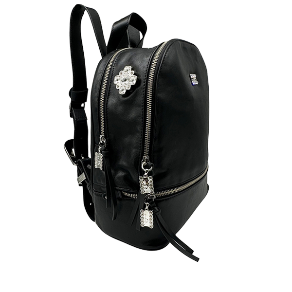 b.b. Simon Medium Backpack - Classic Black - Dudes Boutique