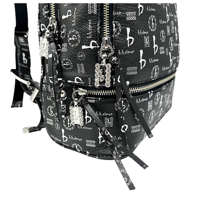 b.b. Simon Medium Backpack - Black - Dudes Boutique