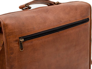 Johnny Fly Co. Leather Business Laptop Messenger - Dudes Boutique