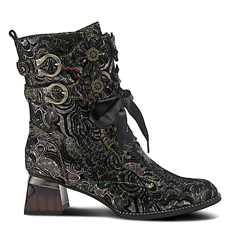 L'ARTISTE Black Leather ORIGINALA Boots - Dudes Boutique