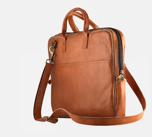 Johnny Fly Co. Leather Laptop Sling Bag - Dudes Boutique